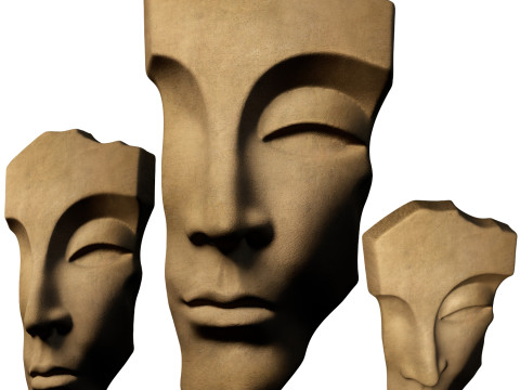 Face Sculpture 3D Модель