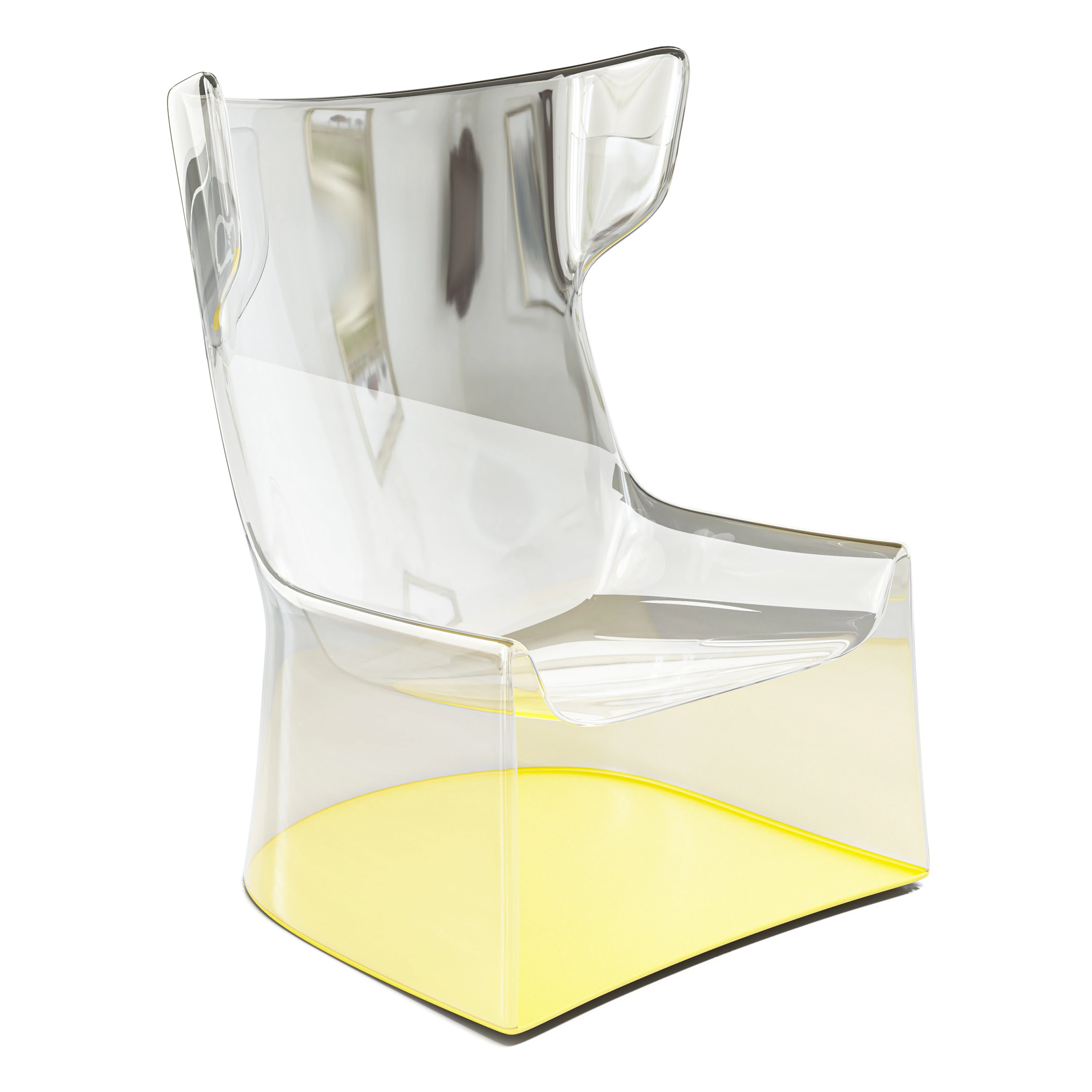 Light Rock Armchair 3D Model .c4d .max .obj .3ds .fbx .stl .blend 