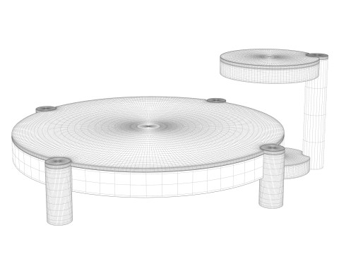 Nora Hessentia Table 3D 模型