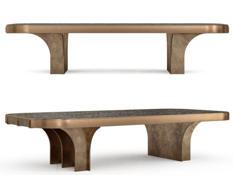 Novocastrian wilton mews coffee table 3D Model