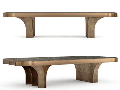 Novocastrian Wilton Mews 咖啡桌 3D 模型