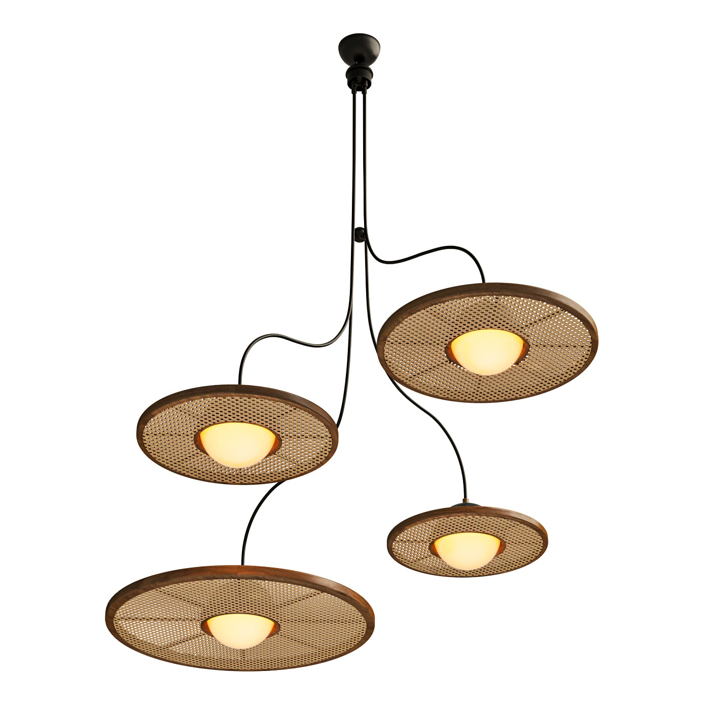 Cassini Chandelier 3D Model .c4d .max .obj .3ds .fbx .stl .blend