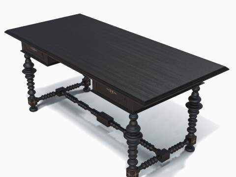 Dutch Writing Desk Modelo 3D