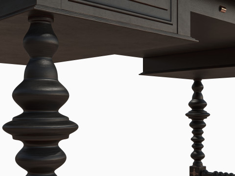 Dutch Writing Desk Modelo 3D