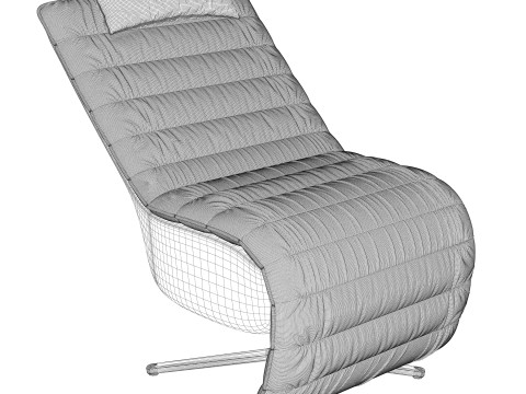 Togo Swivel Armchair 3D Model