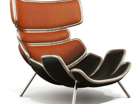 Lobster Armchair by Elie Saab 3D Model