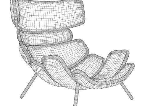 Lobster Armchair by Elie Saab 3D Модель