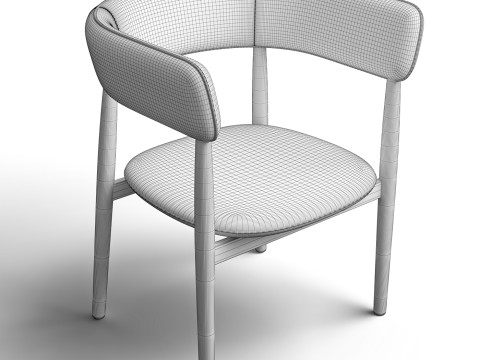 Maison Lamassu Virgola Chair 3D Model