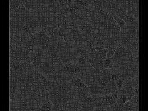 Stone Wall Panel with Moss 3D 模型