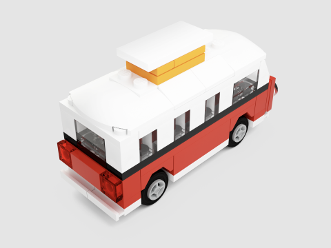 LEGO CREATOR VW T1 Campervan 40079 3D Model