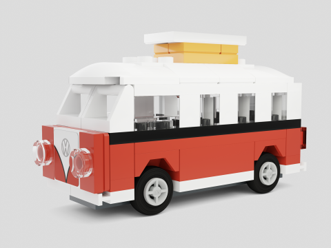 LEGO CREATOR VW T1 Campervan 40079 3D Model