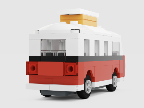 LEGO CREATOR VW T1 Campervan 40079 3D Model