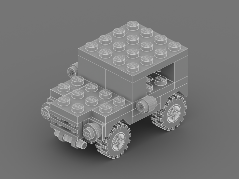 LEGO CREATOR Jeep 7803 3D Model