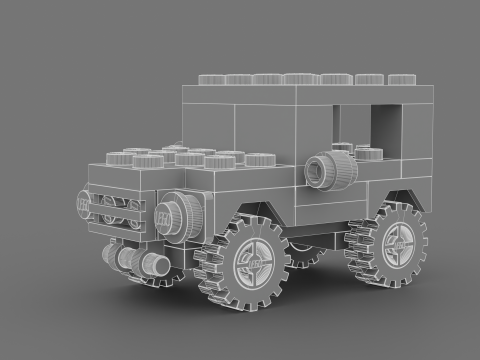 LEGO CREATOR Jeep 7803 3D Model