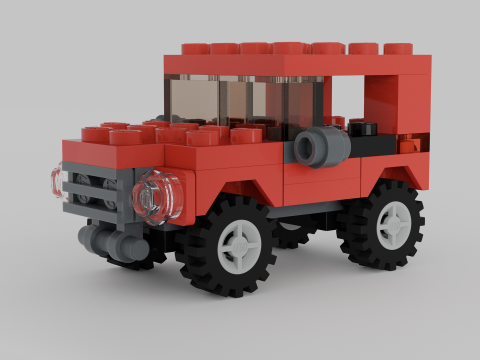 LEGO CREATOR Jeep 7803 3D Model