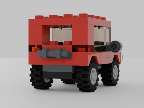 LEGO CREATOR Jeep 7803 3D Model