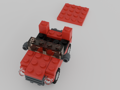 LEGO CREATOR Jeep 7803 3D Model