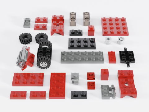 LEGO CREATOR Jeep 7803 3D Model