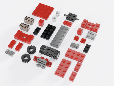 LEGO CREATOR Jeep 7803 3D Model