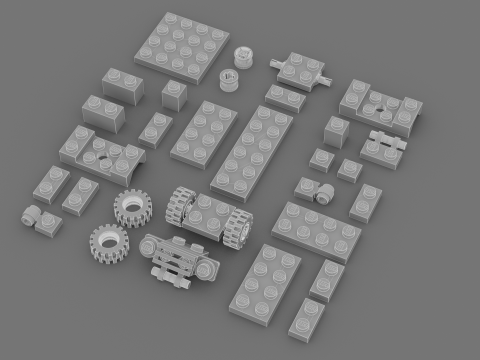 LEGO CREATOR Jeep 7803 3D Model