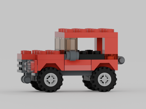 LEGO CREATOR Jeep 7803 3D Model