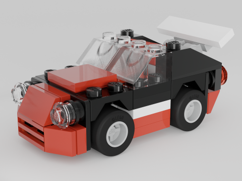 LEGO CREATOR Hızlı Araba 30187 3D Model