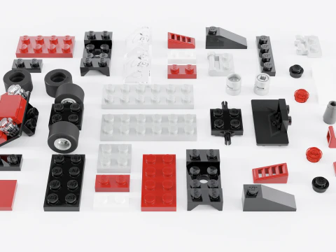 LEGO CREATOR Fast Car 30187 3D Model