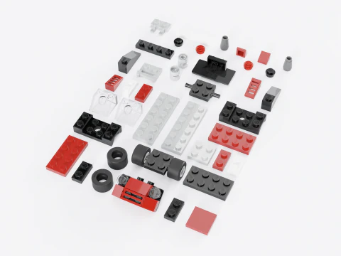 LEGO CREATOR Fast Car 30187 3D Model