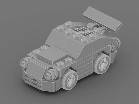 LEGO CREATOR Fast Car 30187 3D Model