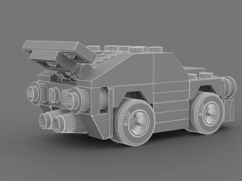 LEGO CREATOR Fast Car 30187 3D Model