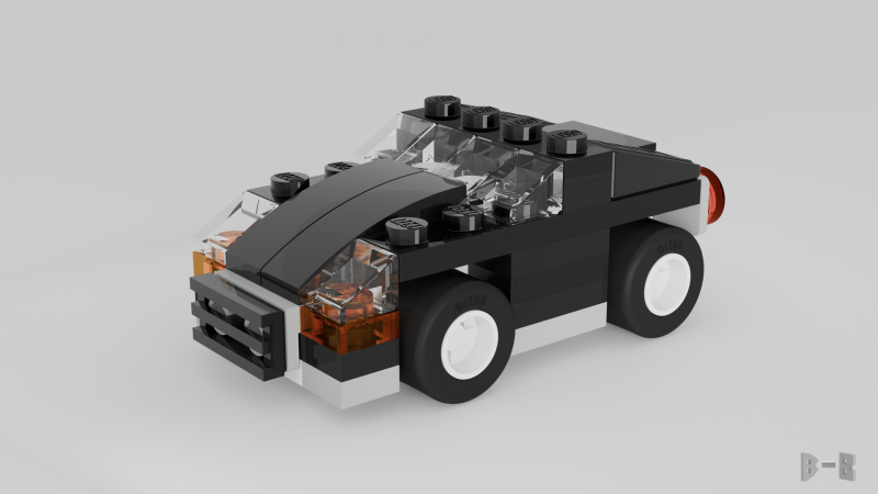 LEGO CREATOR Carrinho 30183 Modelo 3D .c4d .max .obj .3ds .fbx .stl .blend