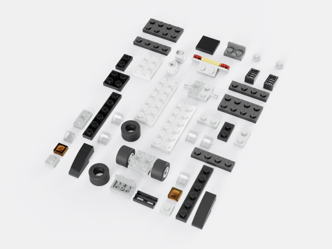 LEGO CREATOR Carrinho 30183 Modelo 3D