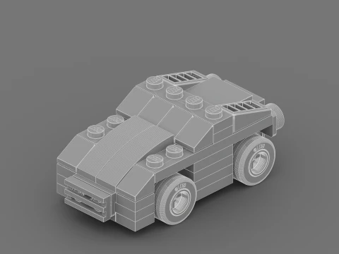 LEGO CREATOR Little Car 30183 3D Model