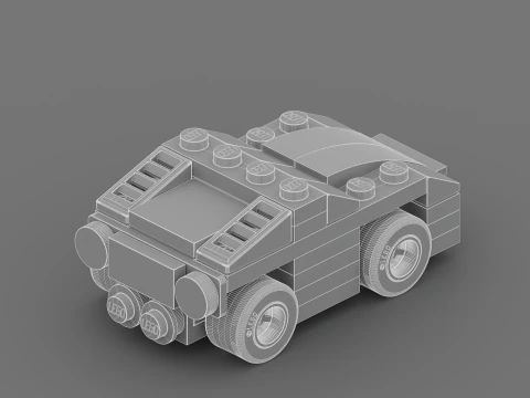 LEGO CREATOR Little Car 30183 3D Model