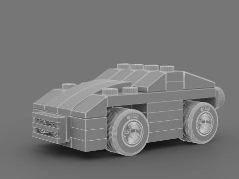 LEGO CREATOR Little Car 30183 3D Model
