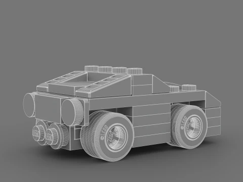LEGO CREATOR Little Car 30183 3D Model