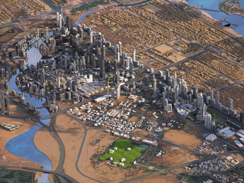 Dubai City 3D Model