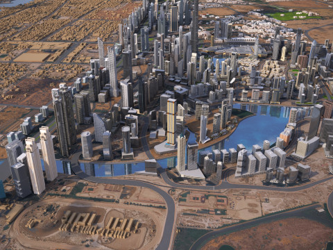 Dubai City 3D Model