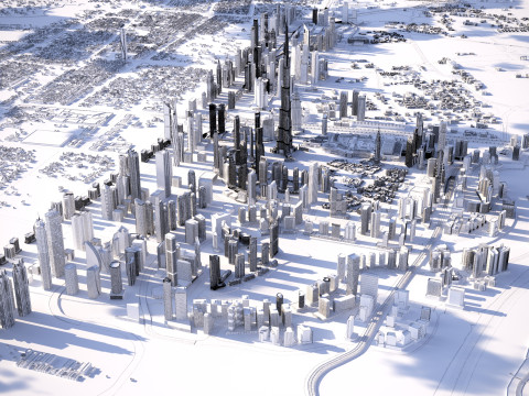 Dubai City 3D Model