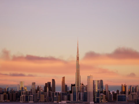 Dubai City 3D Model