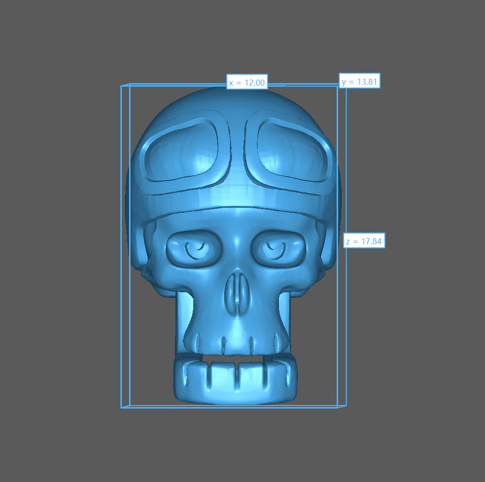 Skull 3D Print Model .c4d .max .obj .3ds .fbx .stl .blend