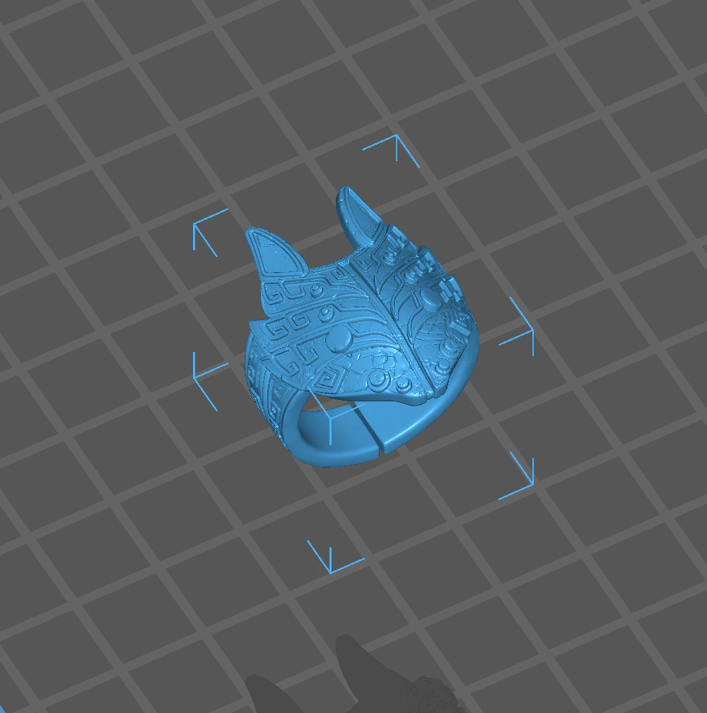 Green-eyed fox 3D Print Model .c4d .max .obj .3ds .fbx .stl .blend 