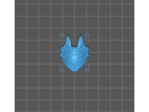 Green-eyed fox 3D Принт Модель