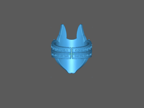 Green-eyed fox 3D Принт Модель