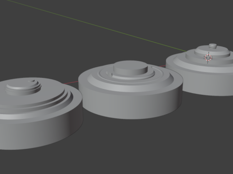 Collection of 3 Soviet anti-tank mines TM TM-57 TM-62 TM-89 in 1-35 scale Modelo de Impressão 3D
