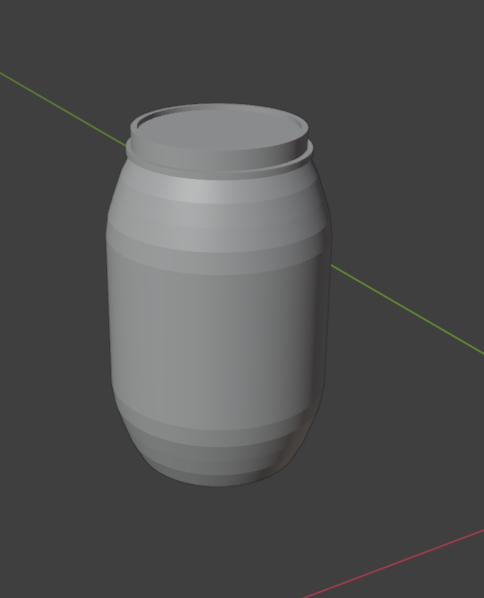 Barrel in 1-35 and 1-72 scale 3Dプリントモデル .c4d .max .obj .3ds .fbx .stl .blend 