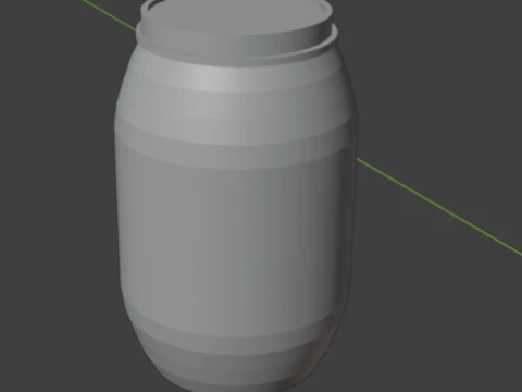 Barrel in 1-35 and 1-72 scale 3D Print Model