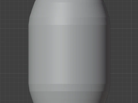 Barrel in 1-35 and 1-72 scale 3D Print Model