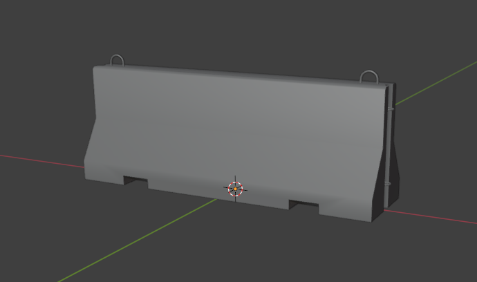Road Barrier in 1-35 1-43 and 1-72 scales 3Dプリントモデル .c4d .max .obj .3ds .fbx .stl .blend