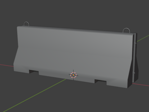 Road Barrier in 1-35 1-43 and 1-72 scales 3D Print Model